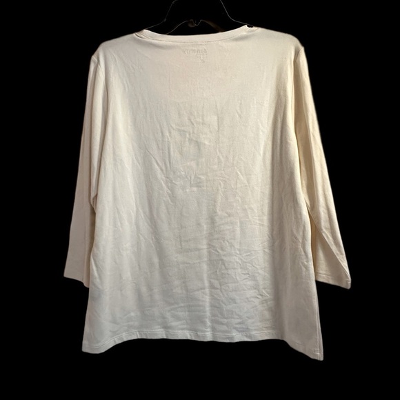 Women’s Chico’s Long Sleeve Knit Top with Sparkles - Size Large - NWOT - Picture 2 of 5